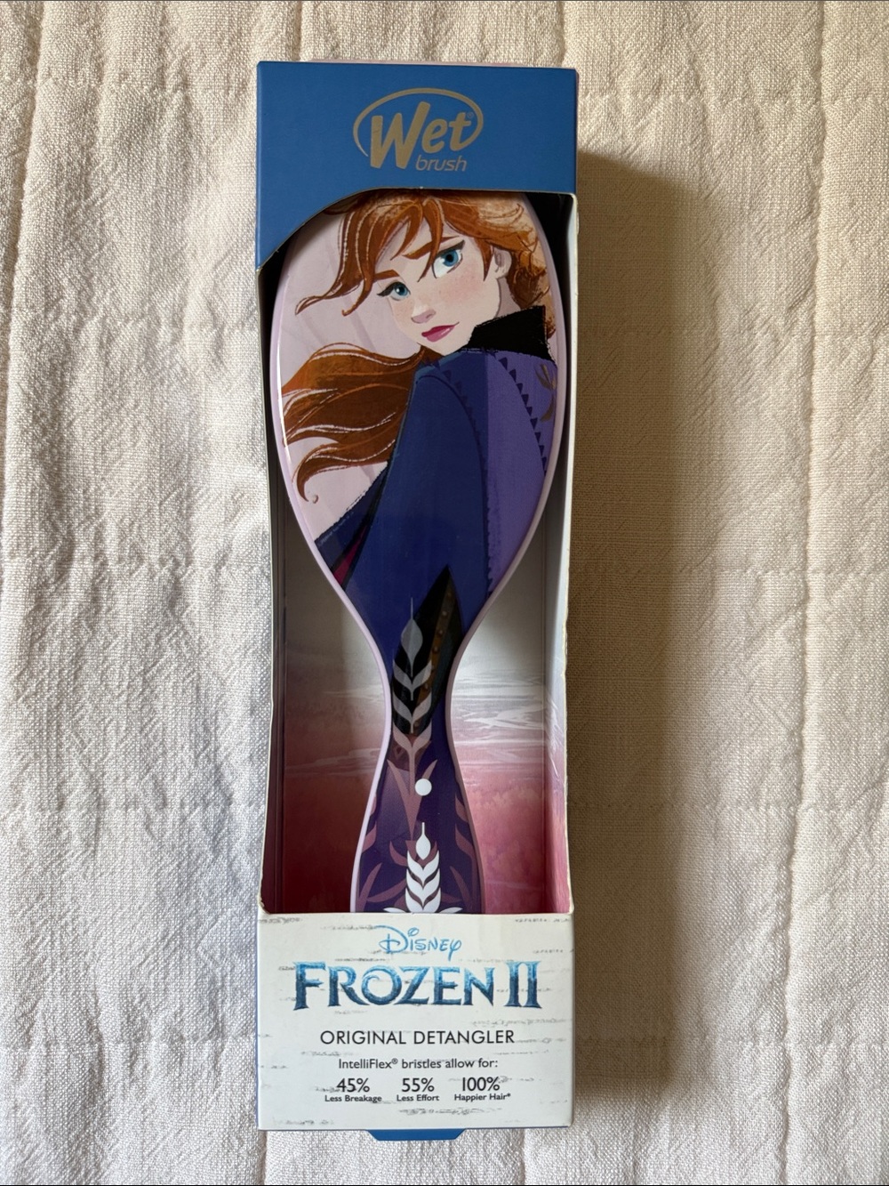 Wet Brush Disney Frozen II Anna Purple Detangler Hair Brush